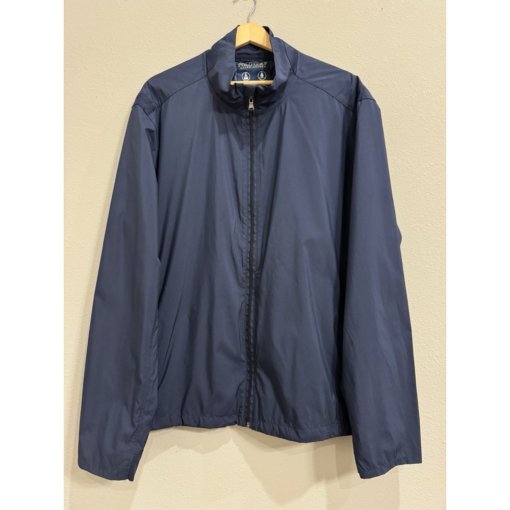 Ralph Lauren Polo Golf Water Resistant Packable Windbreaker Jacket Size XL